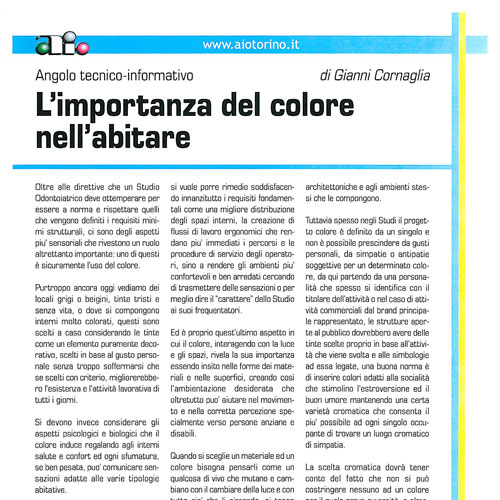 L’IMPORTANZA DEL COLORE NELL’ABITARE